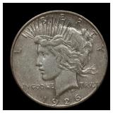 1926 S Peace Silver Dollar AU Better Date