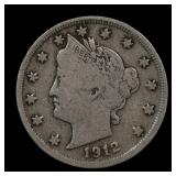 1912 S Liberty V Nickel KEY DATE