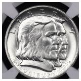 1936 Long Island Silver Commem Half 50c NGC MS-64