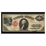 1917 $1 One Dollar Legal Tender Sawhorse Note