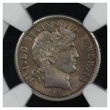 1908 Barber Silver Dime 10c NGC MS-62 RPD?