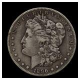 1896 S Morgan Silver Dollar VF TOUGH Date