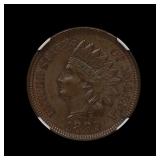 1899 Indian Head Cent NGC MS 62 BN