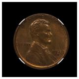 1929 S Lincoln Cent NGC MS 64 RB UNDERGRADED