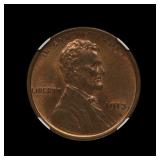 1913 Lincoln Cent NGC MS 63 RB