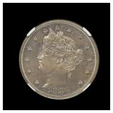 1886 Liberty V Nickel NGC PR 65 GEM PROOF