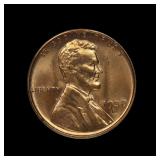 1938 S Lincoln Cent Wheat Penny ICG MS 67 RD WOW