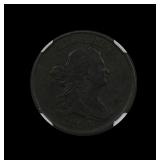 1804 Draped Bust 1/2c Half Cent NGC VF Dtls