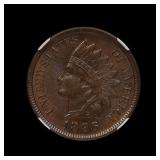 1896 Indian Head Cent NGC MS 64 BN UNDERGRADED