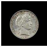 1912 Barber Silver Dime ICG AU 58