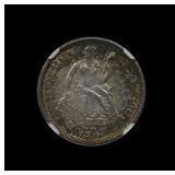 1889 Seated Liberty Dime 10c NGC UNC Details