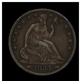 1854 O Seated Liberty Half Dollar Arrows NGC XF 40