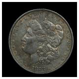 1878 7TF Morgan Silver Dollar AU TONED