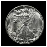 1945 D Walking Liberty Silver Half NGC MS 64