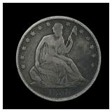 1858 O Seated Liberty Silver Half