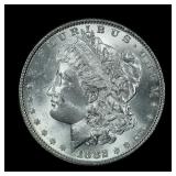 1882 Morgan Silver Dollar BU+