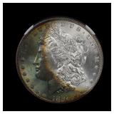 1898 Morgan Silver Dollar NGC MS 63 MONSTER TONED