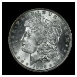 1886 Morgan Silver Dollar BU+