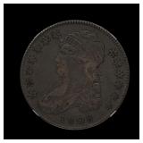 1808 Capped Bust Silver Half Dollar NGC VF 25