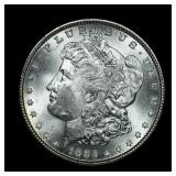 1885 Morgan Silver Dollar BU+ BOOMING LUSTER