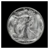 1945 S Walking Liberty Silver Half NGC MS 65 GEM