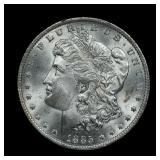 1885 O Morgan Silver Dollar BU