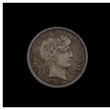 1902 O Barber Silver Dime ICG XF 45