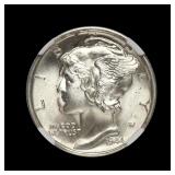 1944 D Mercury Silver Dime NGC MS-66 FB CAC WOW