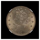 1900 Liberty V Nickel NGC MS-63