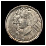 1936 D Commemorative Half Arkansas NGC MS-64