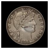 1914 S Barber Silver Half Dollar XF+ Better Date
