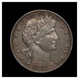 1906 S Barber Silver Half Dollar AU Better Date