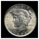 1923 Peace Dollar ANACS MS-62 VAM-1v Elite 30