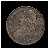 1831 Capped Bust Half Silver Dollar XF/AU Nice!