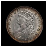 1821 Capped Bust Half AU+ GORGEOUS CARTWHEELS
