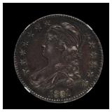 1831 Capped Bust Silver Half Dollar NGC AU-53