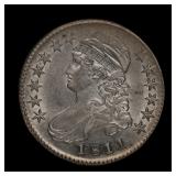 1811 Capped Bust Half AU STUNNER STRUCK THROUGH