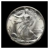 1945 D Walking Liberty Half Dollar NGC MS-64