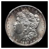 1887 S Morgan Silver Dollar NGC MS-62 UNDERGRADED