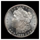 1882 CC Morgan Silver Dollar NGC MS-63 PL SHARP!