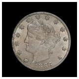 1883 Liberty V Nickel ICG MS-62 No Cents 1st Year