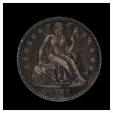 1859 O Seated Liberty Silver Half Dime ICG XF-40
