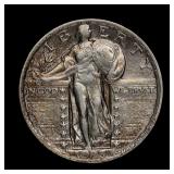 1923 Standing Liberty Silver Quarter AU+
