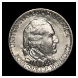 1927 Commemorative Half Silver Vermont BU+