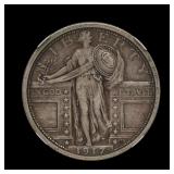 1917 Type 1 Standing Liberty Quarter NGC XF-40