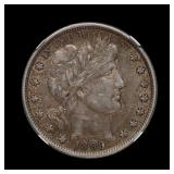 1899 Barber Silver Half Dollar NGC XF-45