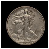 1918 S Walking Liberty Half XF/AU Dtls TOUGH DATE