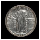 1918 S Standing Liberty Quarter NGC AU-55 WOW