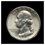1938 S Washington Silver Quarter NGC MS-64