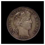 1908 S Barber Silver Dime ICG VF-35 Better Date
